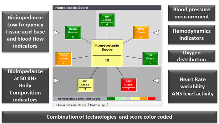 Homeosztázis score